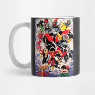 Go Nagai Mazinger Z Grendizer Devilman Mug